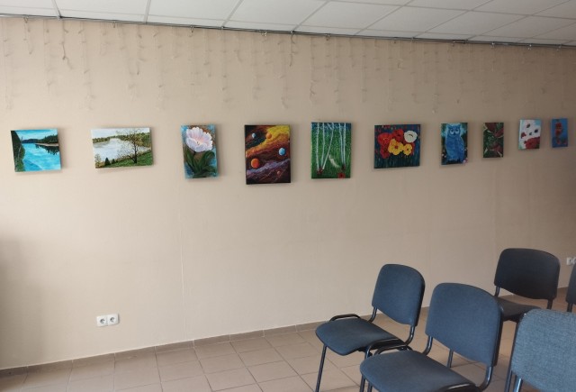 Janīnas Zaicevas gleznu izstāde "Rudens skaistums".